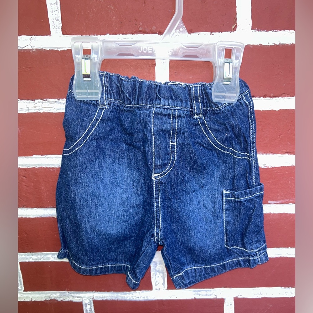 Gagou Tagou | jeans shorts with elastic waist | size 24m